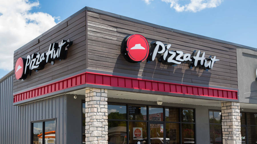 Download Pizza Hut Restaurant Signage Wallpaper | Wallpapers.com