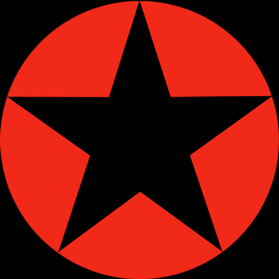 Red Black Star Graphic