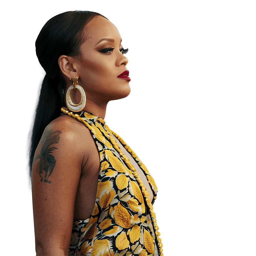 Rihanna Barbados Beauty PNG 06112024