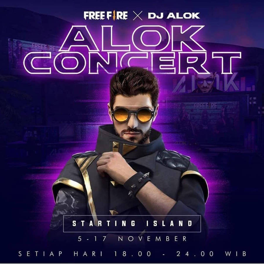 Fire DJ Alok Concert Purple Aesthetic