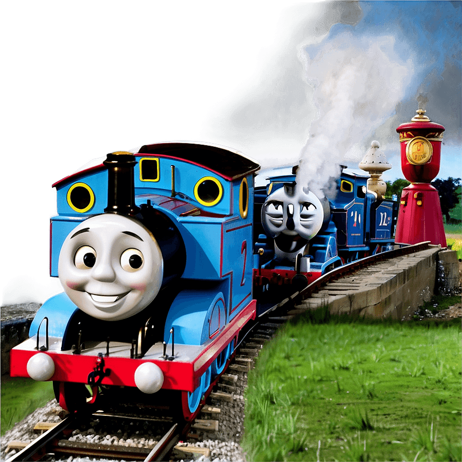 Thomas the Tank Engine in Action PNG 06202024