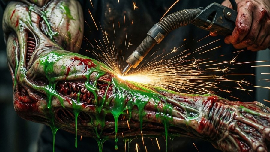 Plasmaskærer skæring Wallpapers