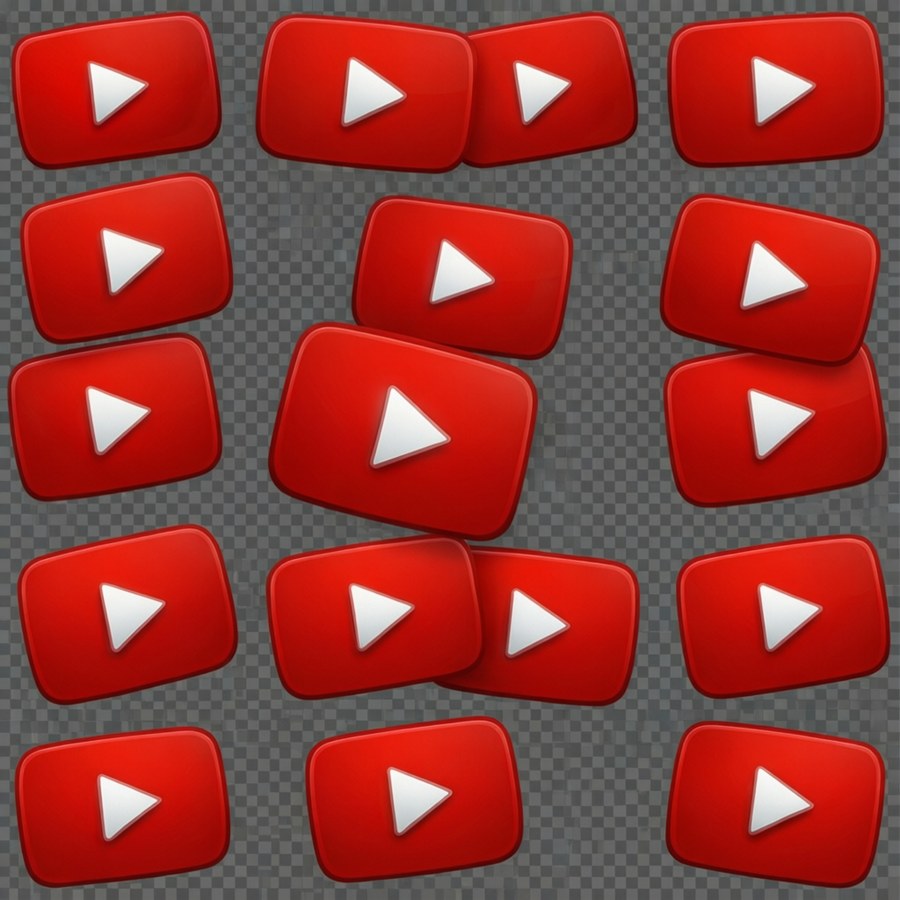 Play Button Grid Wallpaper