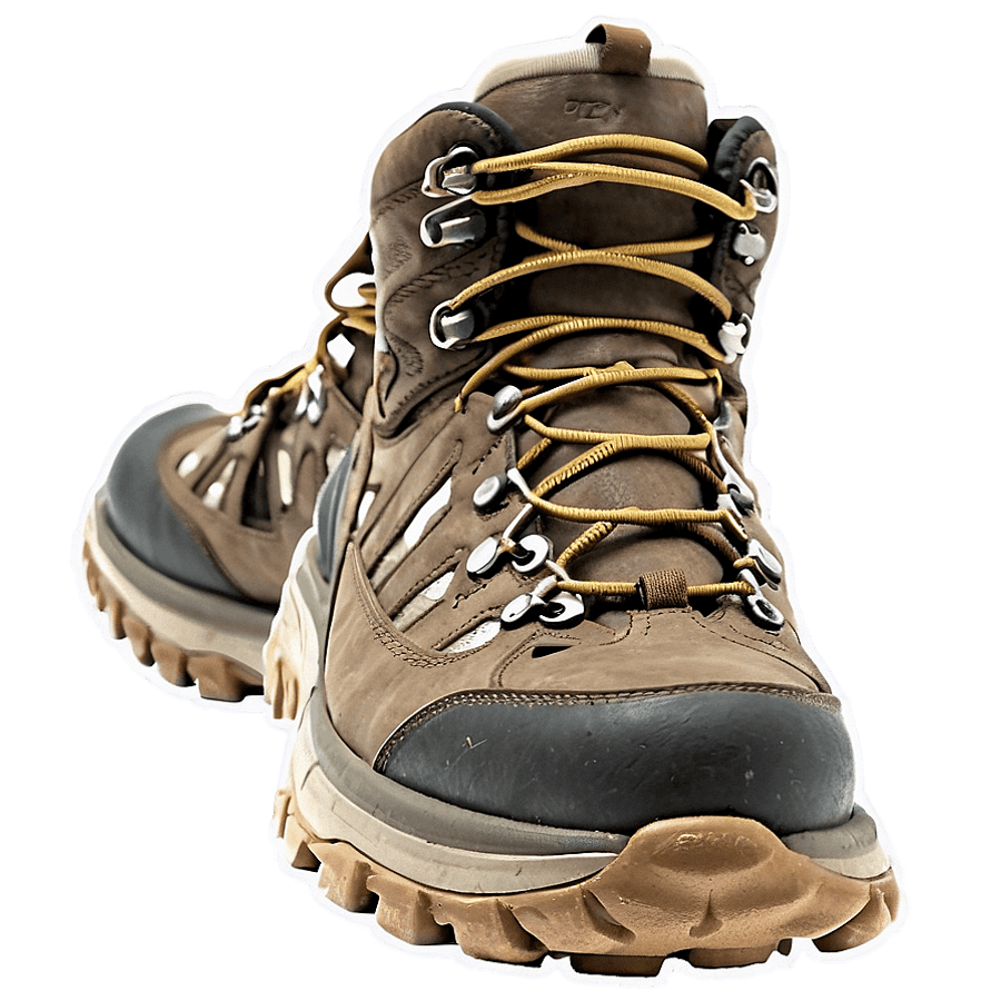 Hiking Boot for Summer Trails PNG 25