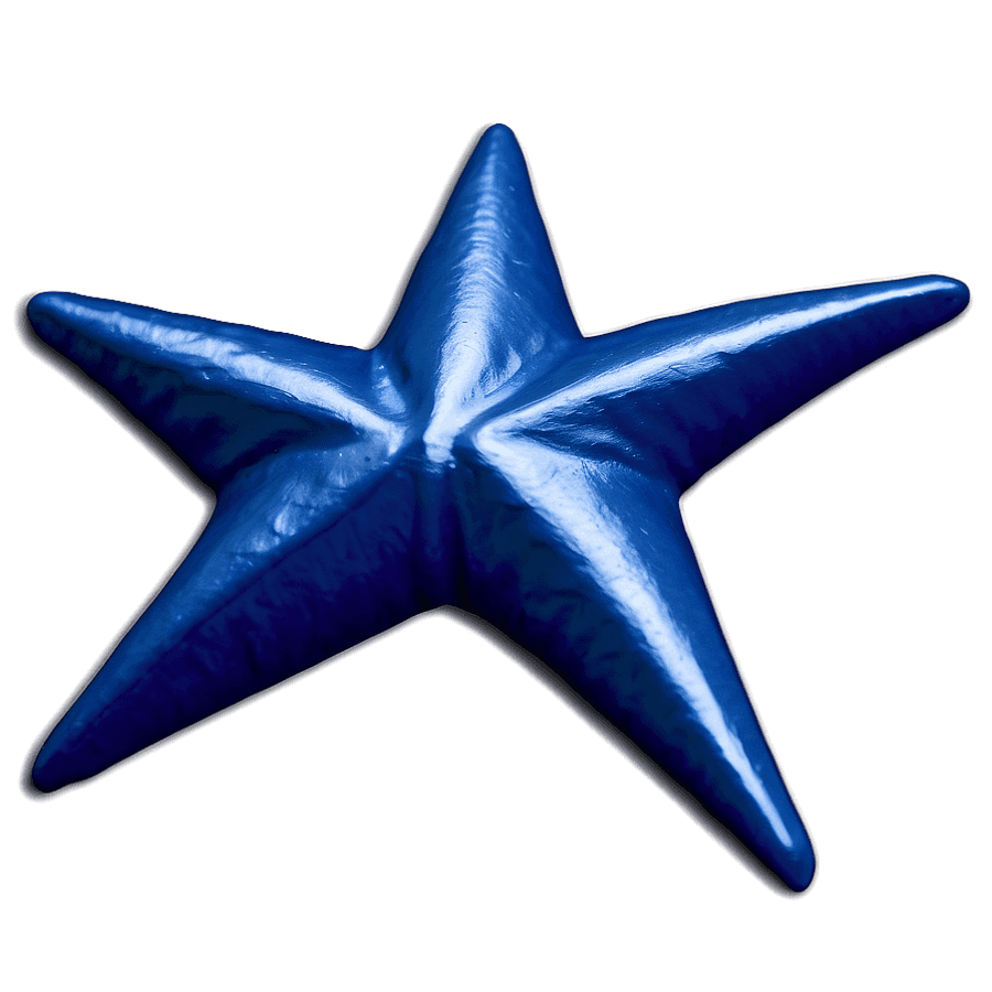 Blue Star Sticker PNG 05252024
