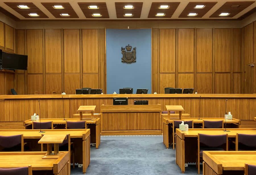 JustiçaPrevalece na Sala de Tribunais.