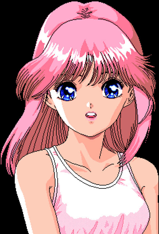 527 Images About 日本/anime/manga ♡ Png / Transparent - 8 Bit Anime Girl