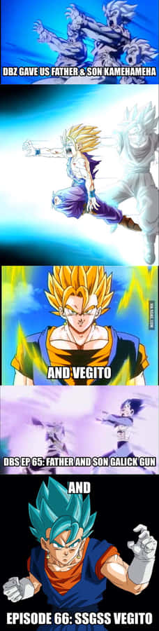 Papelde parede Vegeta Galick Gun 460 x 1818.