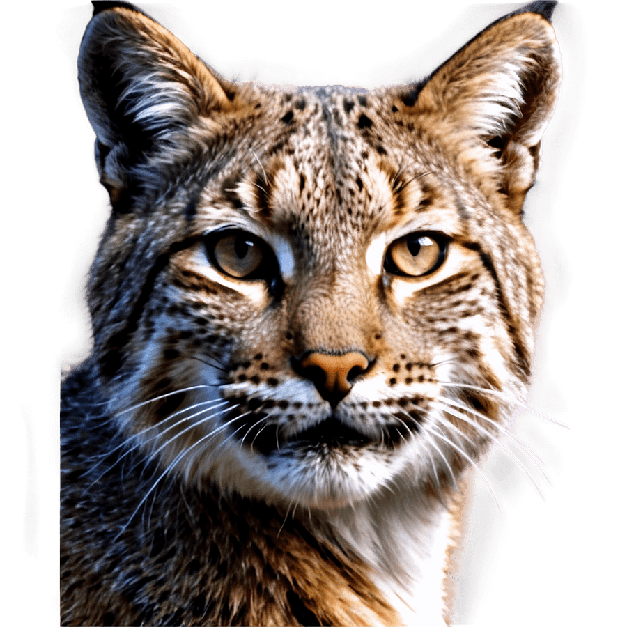 Bobcat Face Closeup PNG 05252024