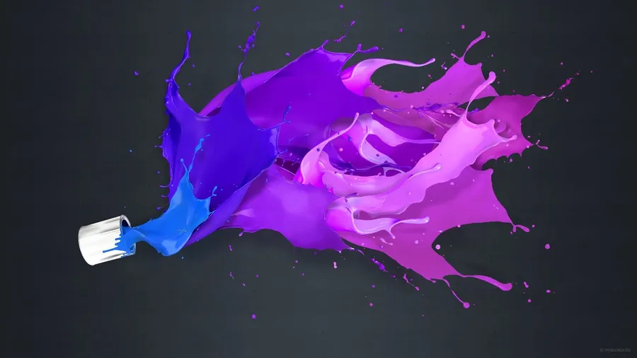 Creative Can Throwing Paint 