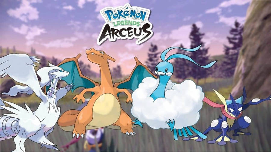 Download Pokemon Legends Arceus Charizard Wallpaper | Wallpapers.com