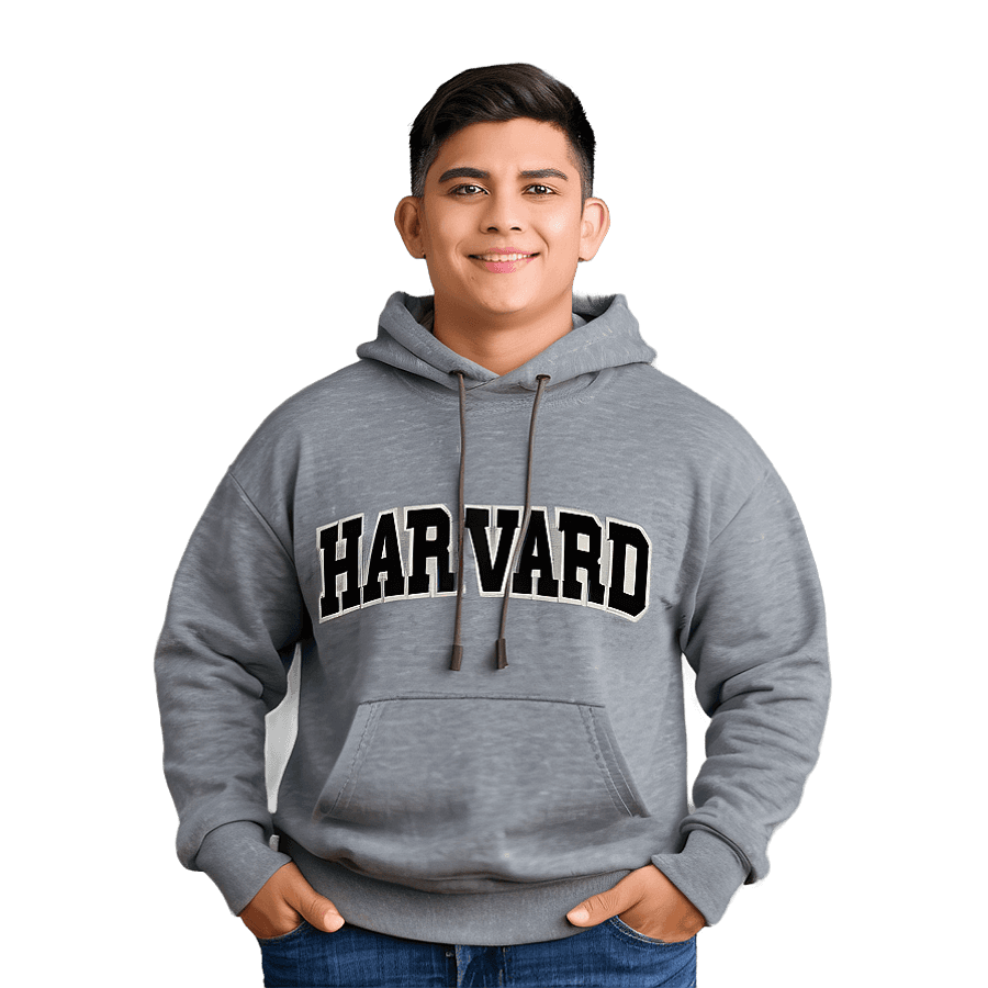 Classic Harvard Sweatshirt Design PNG 66
