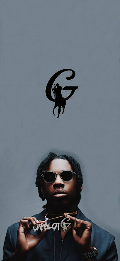 Download Polo G Gray Aesthetic Wallpaper | Wallpapers.com