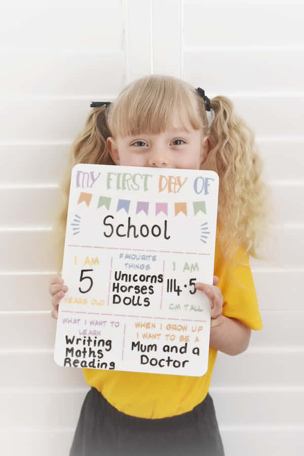 Bereitfür einen fantastischen ersten Schultag!