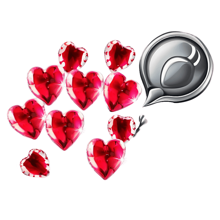 Small Heart Confetti PNG 61