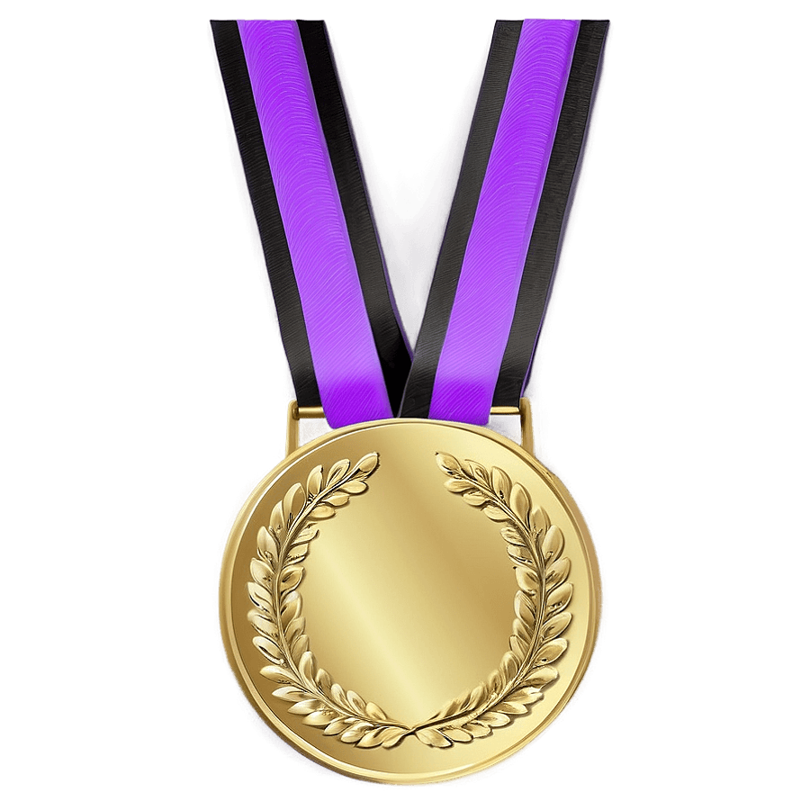 Elegant Gold Medal PNG dmd