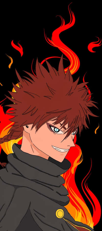 Flammende Jugend Anime-Charakter