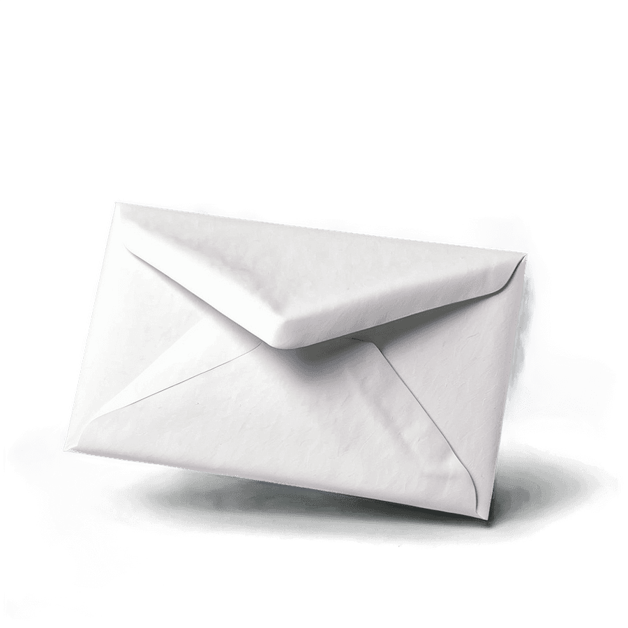 white envelope b