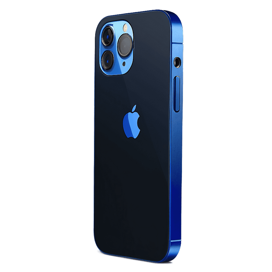 Blue iPhone 13 Pro Max PNG 89