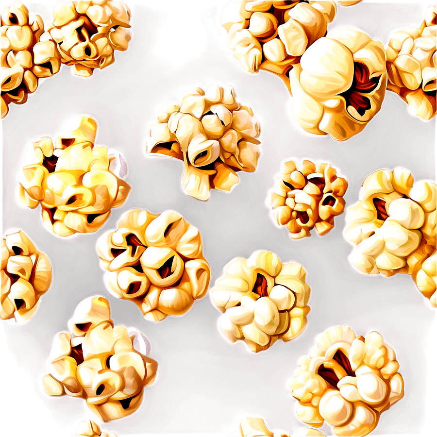 Vector Popcorn Kernel PNG 31