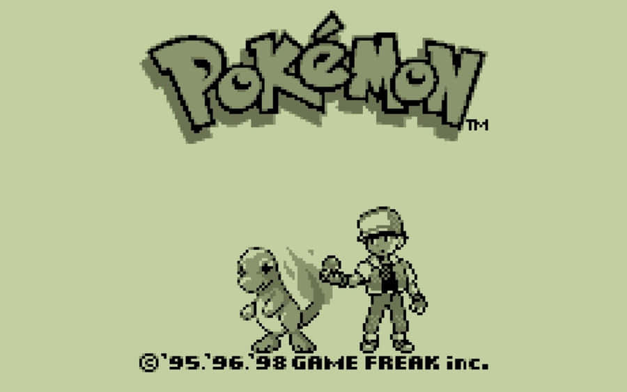Klassisk Pokemon Gameboy Skärm