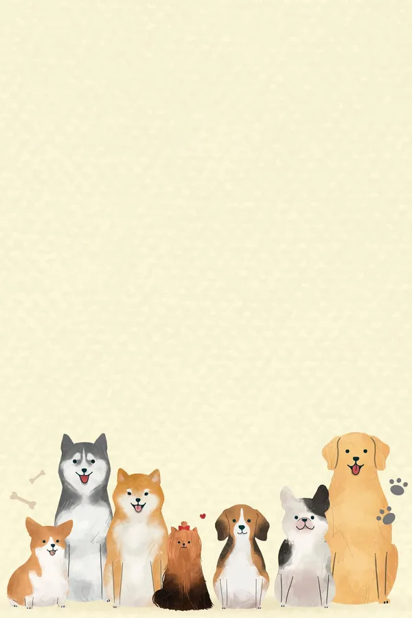 Dogs background