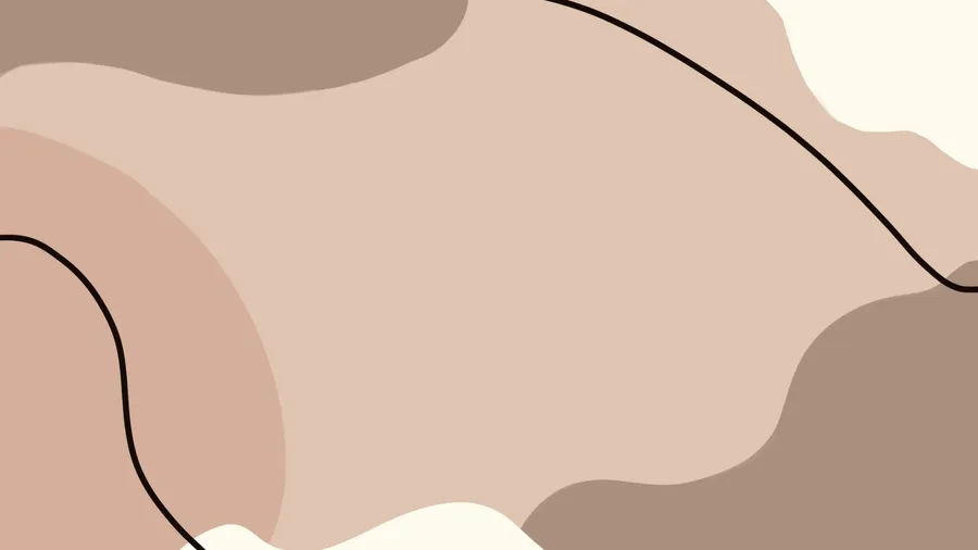 Beige Abstract Waves