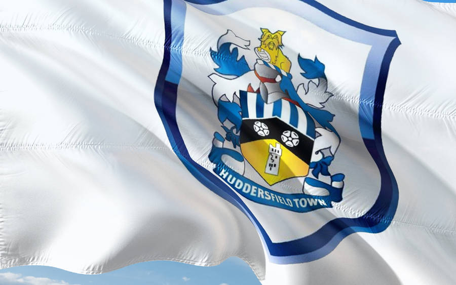 Download Premier League Huddersfield Town Flag Wallpaper | Wallpapers.com