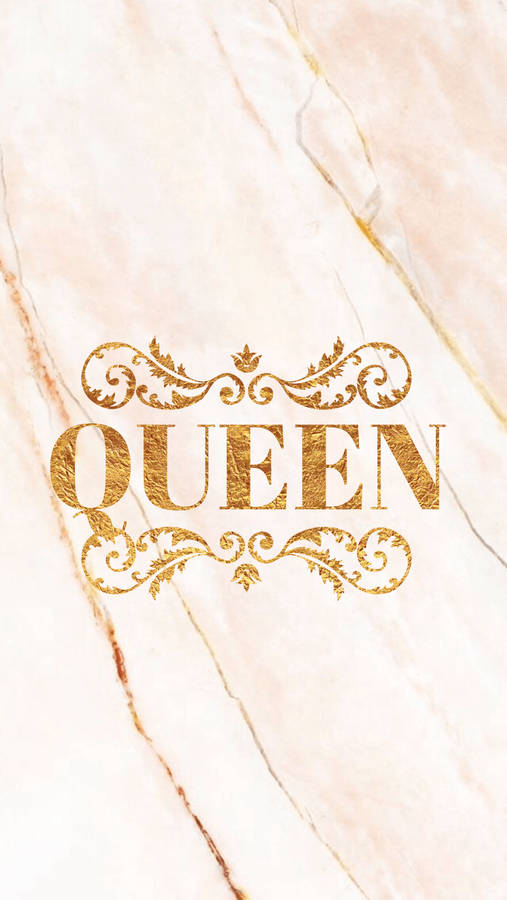 Download Pretty Positivity Golden Marbled Iphone Mobile Wallpaper Queen Edit Wallpaper Wallpapers Com