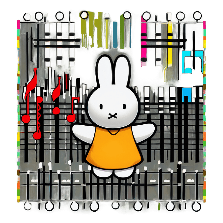 Miffy and the Music PNG vfg91