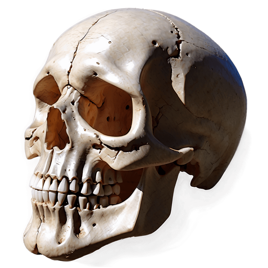 Simple Skull Silhouette PNG xtc35