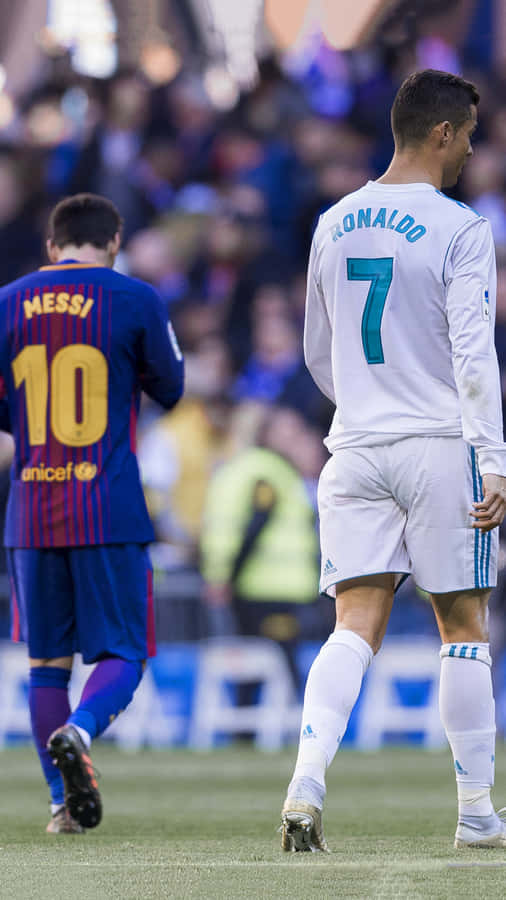 Momento da Rivalidade Ronaldo Messi