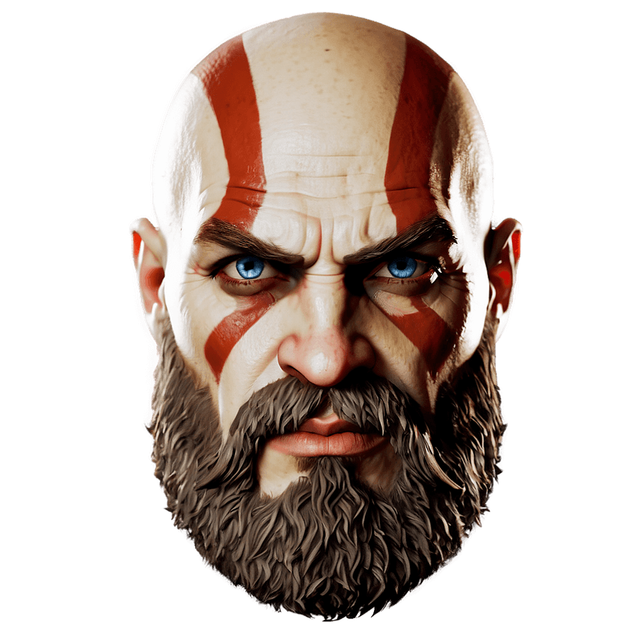Kratos Beard PNG 87