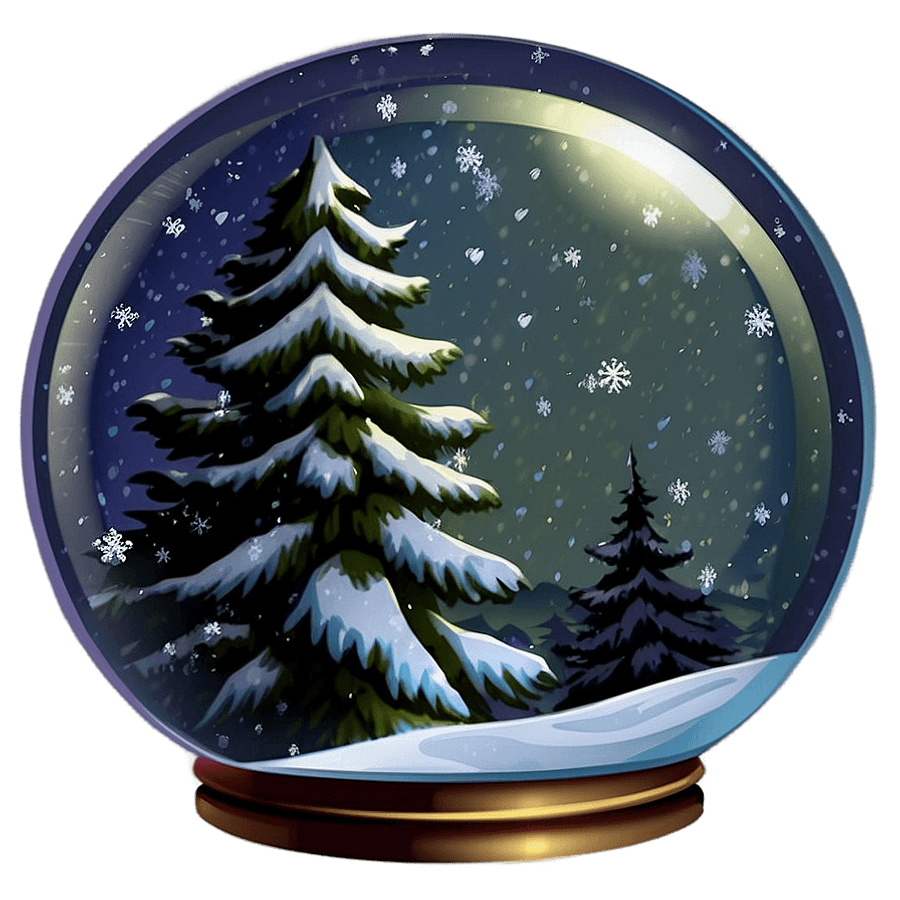 Vintage Snow Globe Collection PNG 05262024