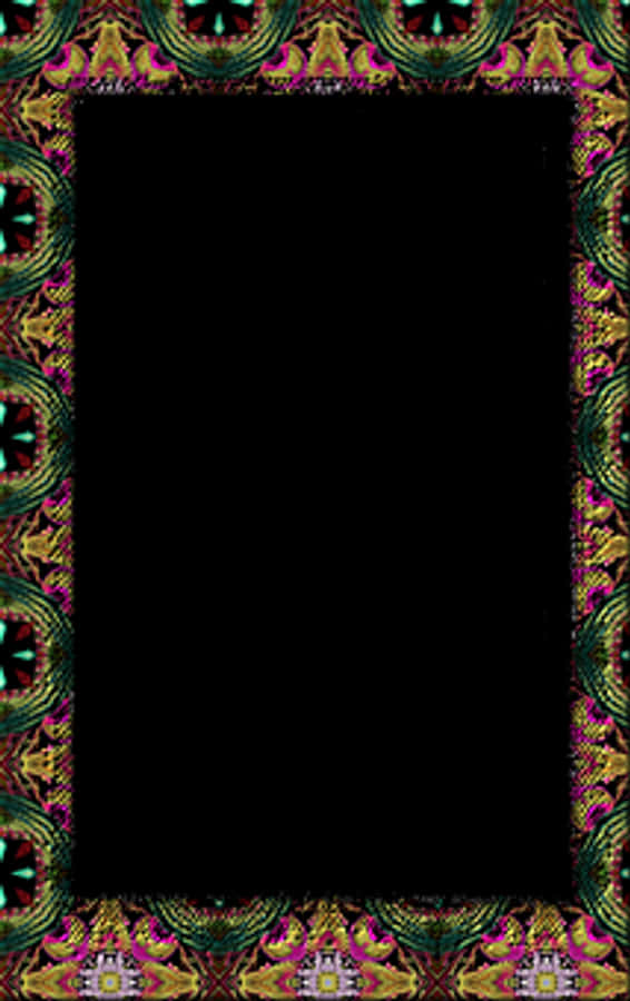 Psychedelic Pattern Frame