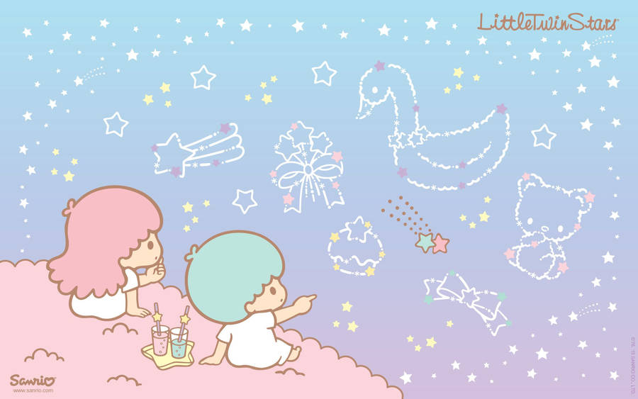 Little Twin Stars Wallpaper