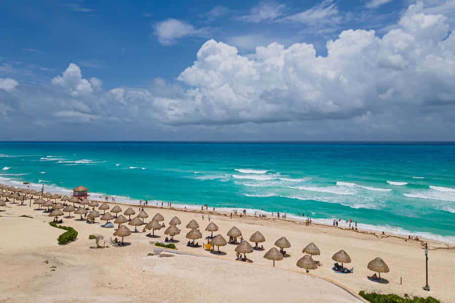 Mexicanskstrand 1500 x 1000 tapet