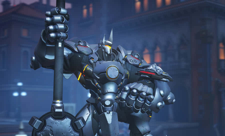 Papelde parede do Overwatch Reinhardt 5120 x 3096