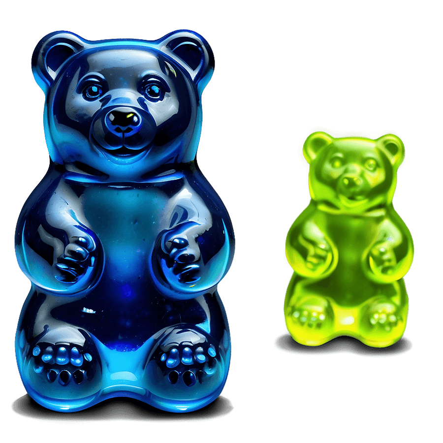Blue Gummy Bear Clipart PNG 99
