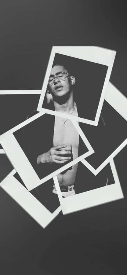 Polaroid Monocrome di Bad Bunny