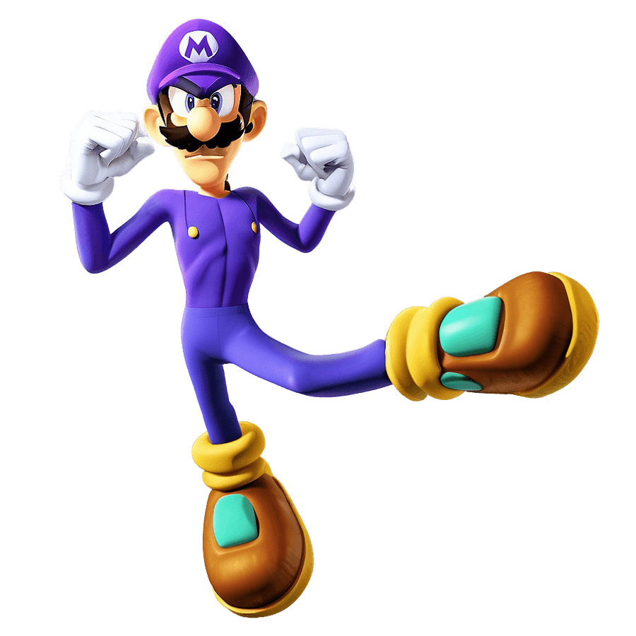 Waluigi Sports Gear PNG 05242024