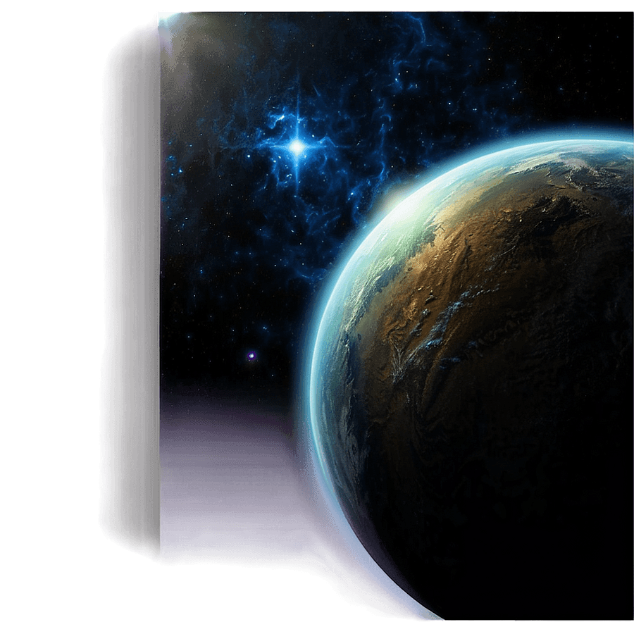 Planet in Nebula PNG jse