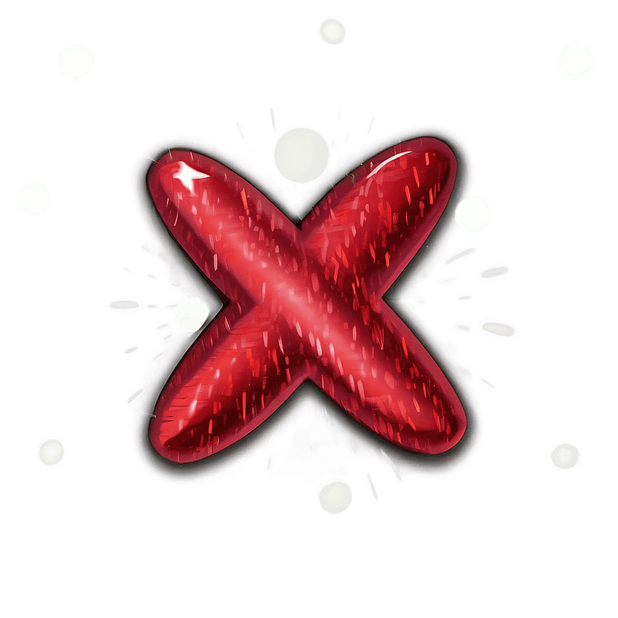 Red X for Cancellation PNG rdv
