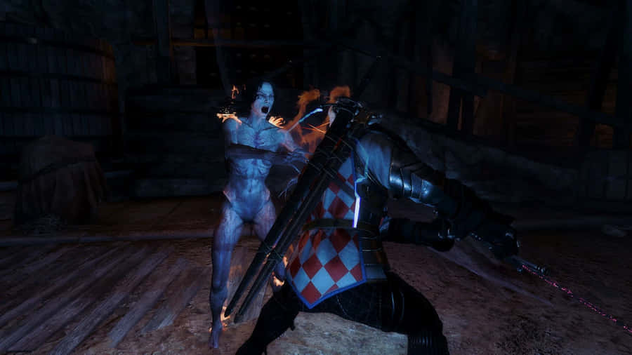 Witcher Affronta un Incontro con Bruxa
