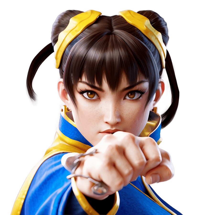 Chun Li Character Art PNG 06112024