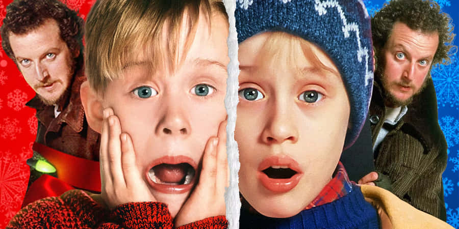 Fotodel collage di Home Alone