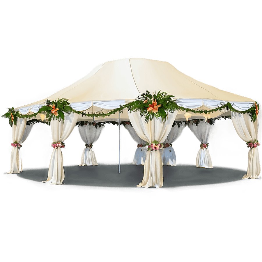Beach Wedding Marquee PNG 06272024