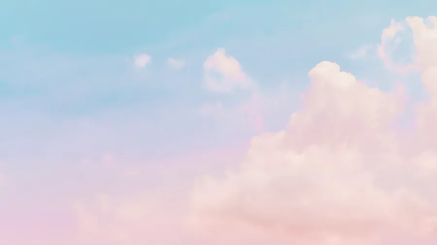 Pink Clouds Background