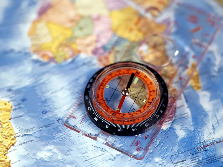 Transparent Plastic Compass