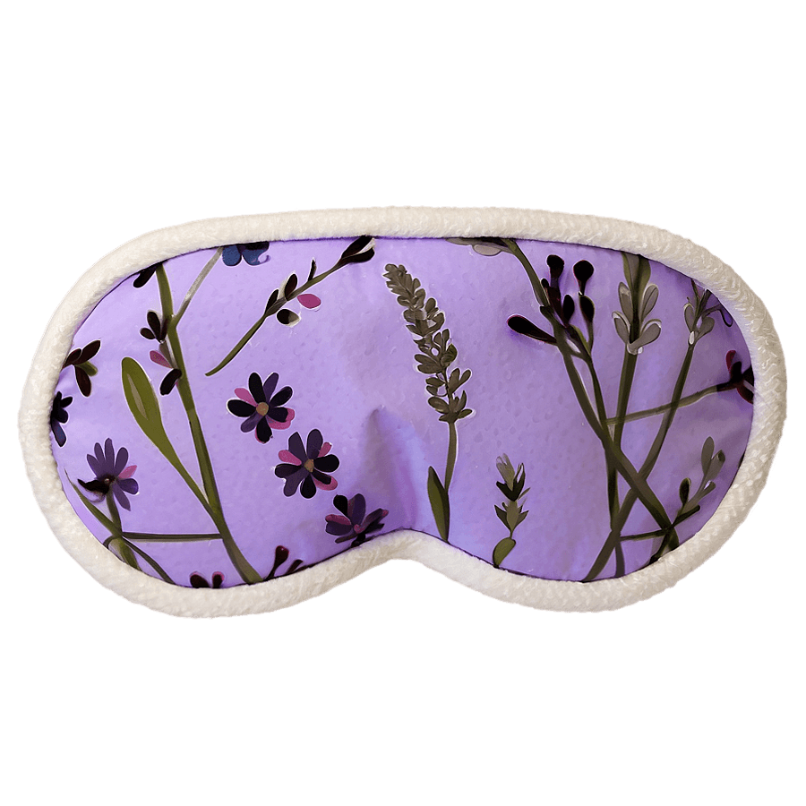 Sleep Mask with Lavender PNG yef